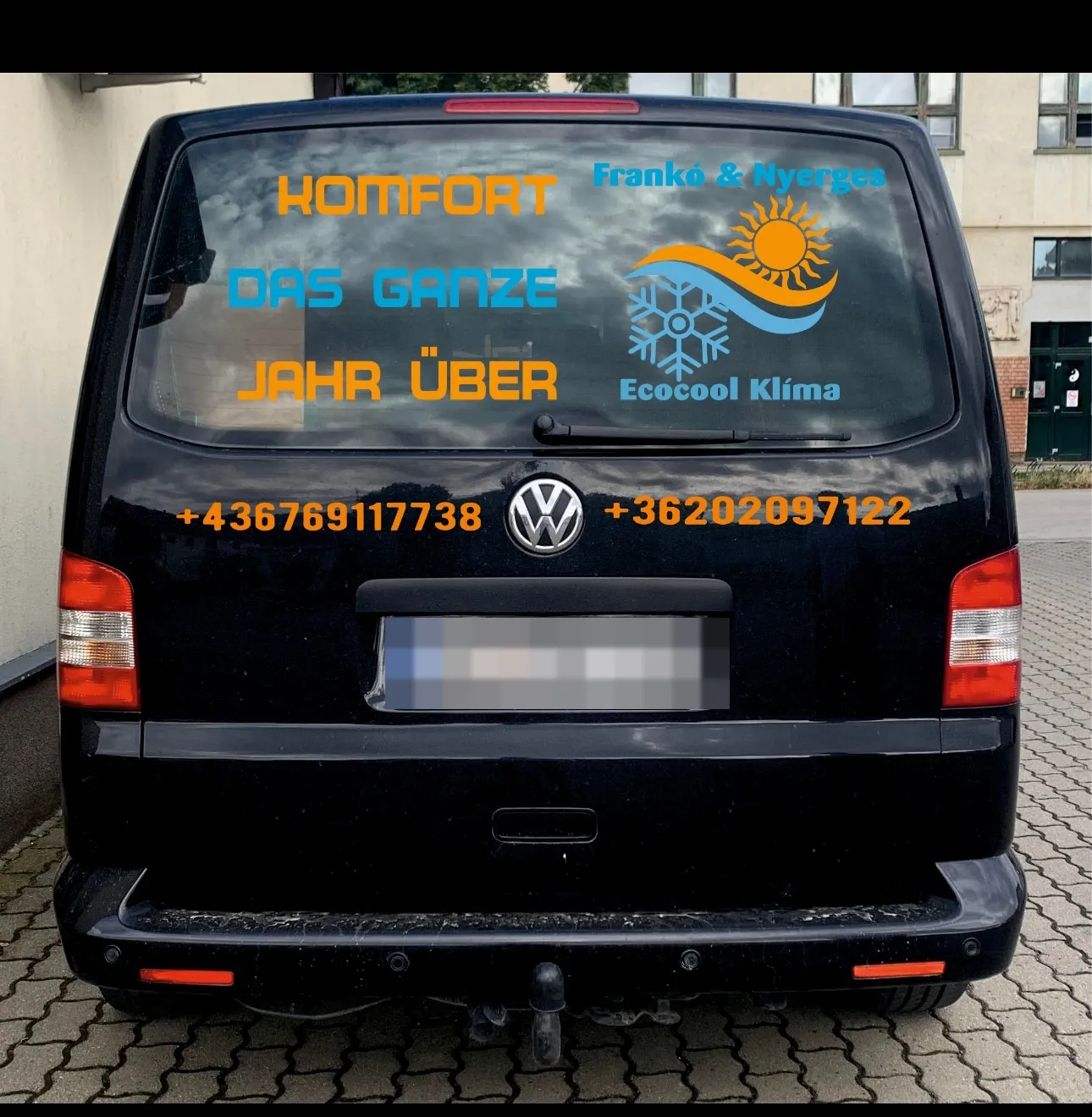 Firmenfahrzeug der Ecocool Klíma Kft.